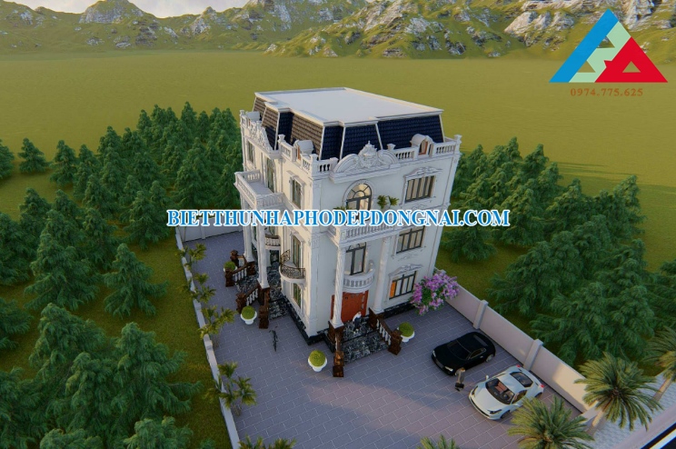 Hình ảnh mẫu biệt thự cổ điển đẹp 2021