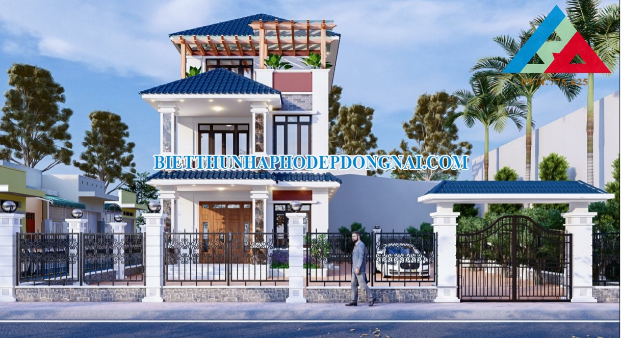 Hình mẫu nhà biệt thự 3 tầng đẹp nhất đi vào lòng người tại Biên Hòa