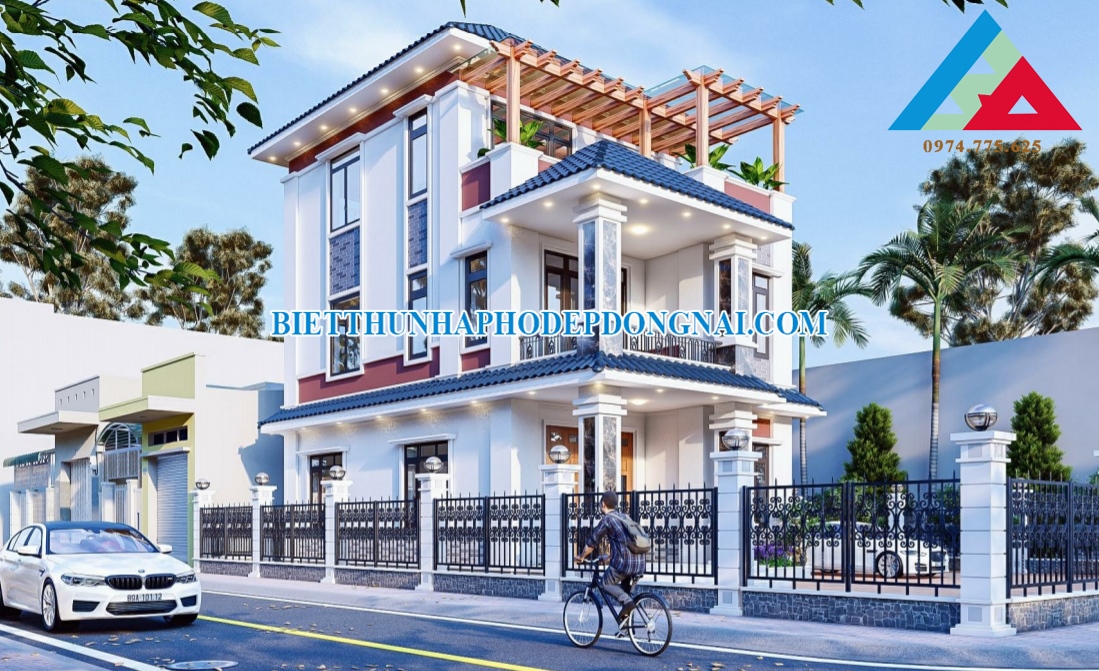 Hình mẫu nhà biệt thự 3 tầng đẹp nhất đi vào lòng người tại Biên Hòa