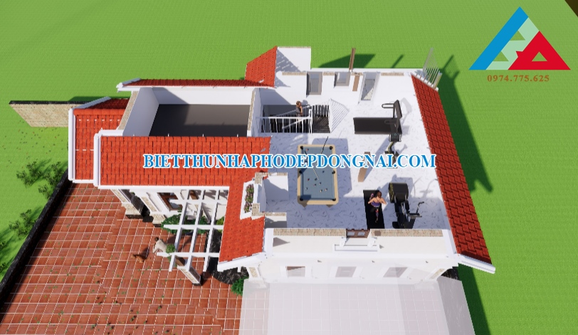 Hình mẫu nhà cấp 4 gác lửng đẹp không thể rời mắt