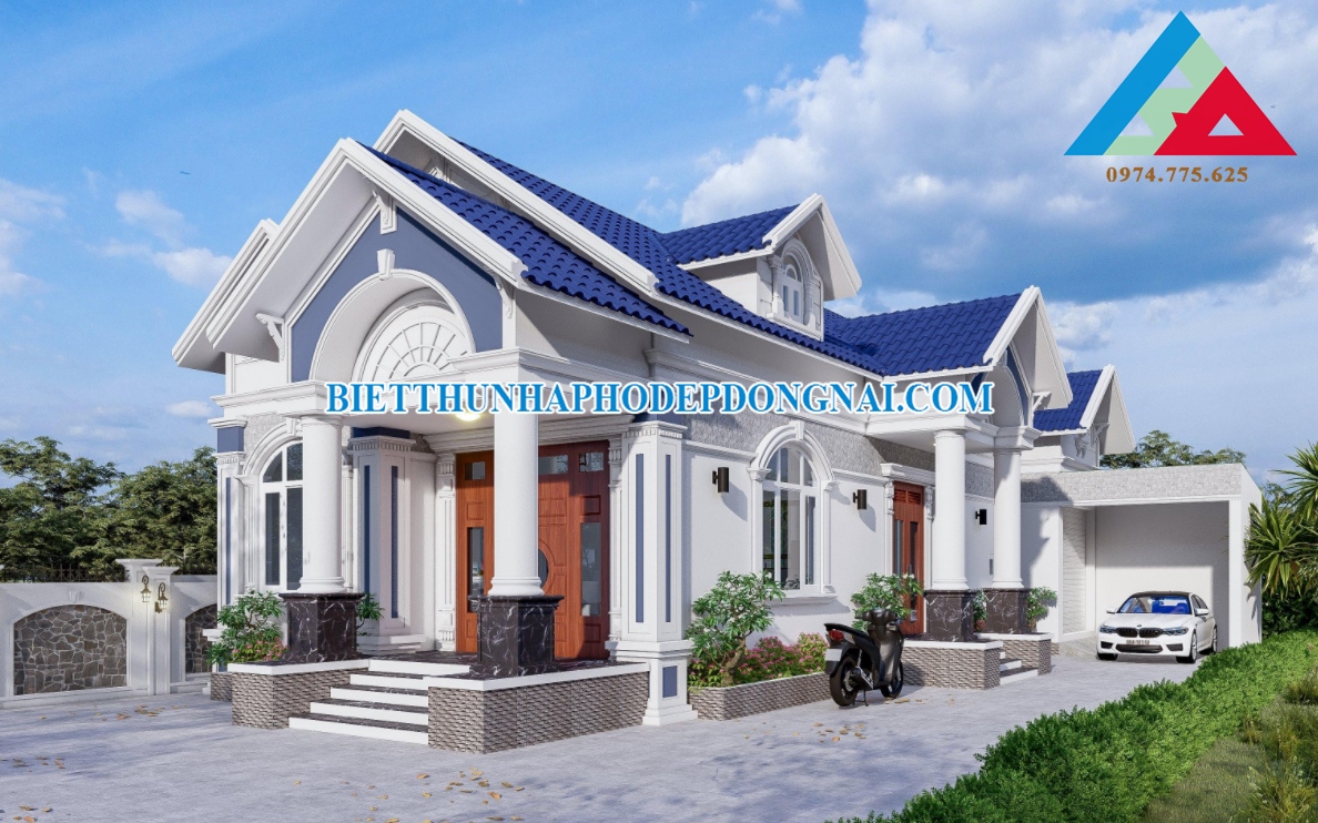 Hình ảnh mẫu nhà cấp 4 đẹp 5 x 20