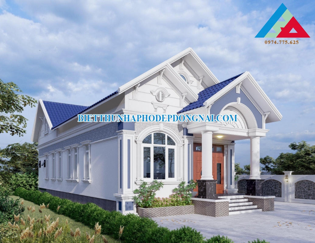 Hình ảnh mẫu nhà cấp 4 đẹp 5 x 20