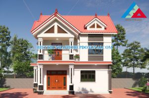 Mẫu biệt thự đẹp 2 tầng