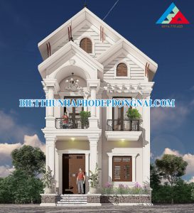 Mẫu biệt thự ngang 7m