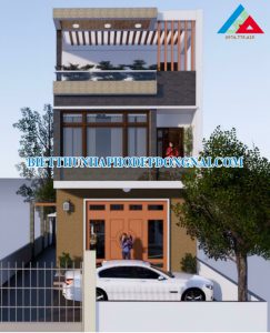 Mẫu nhà phố 3 tầng đẹp