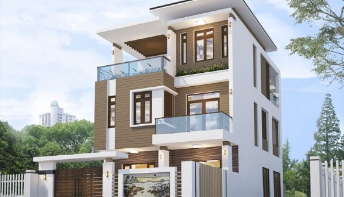 Biệt thự màu trắng sứ đang được ưa chuộng