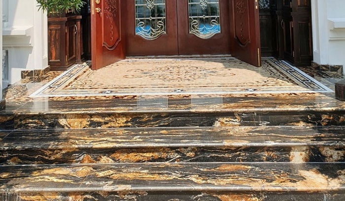 Xu hướng mẫu bậc tam cấp biệt thự 2026 lựa chọn nhiều 2 mau bac tam cap biet thu 2