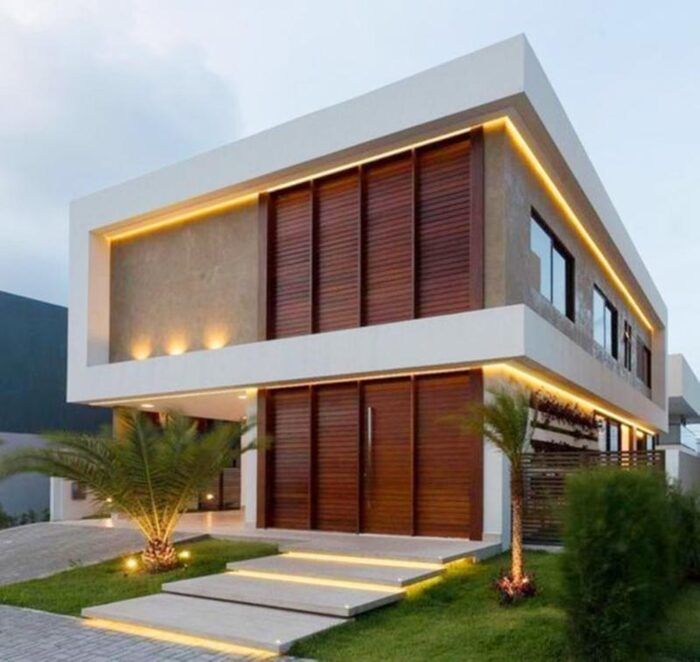 Xu hướng mẫu bậc tam cấp biệt thự 2026 lựa chọn nhiều 5 Mẫu bậc tam cấp biệt thự kết hợp với đèn LED hiện đại