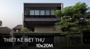 mẫu biệt thự 10x20