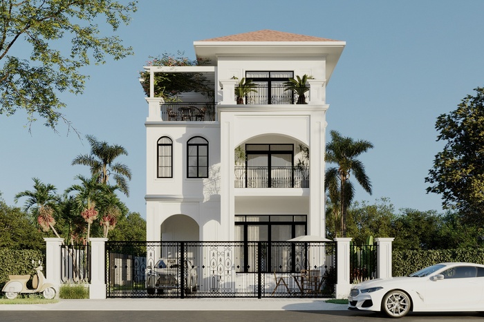 Mẫu biệt thự 10x20 hiện đại phù hợp với lối sống đô thị 