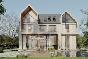 mẫu biệt thự có bể bơi