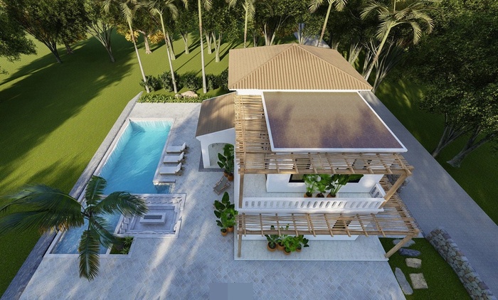 TOP 10+ mẫu biệt thự Địa Trung Hải đẹp đến nao lòng 9 Biệt thự 2 tầng được thiết kế lấy cảm hứng từ phong cách Địa Trung Hải