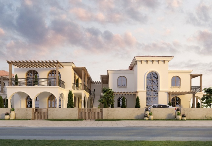 Mẫu biệt thự kiểu Pháp Địa Trung Hải tạo ra không gian sống sang trọng và gần gũi