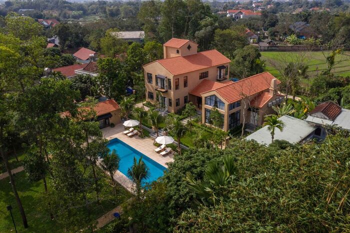 Thiết kế biệt thự đồng quê kiểu Pháp tạo nên một không gian sống đậm chất nghỉ dưỡng