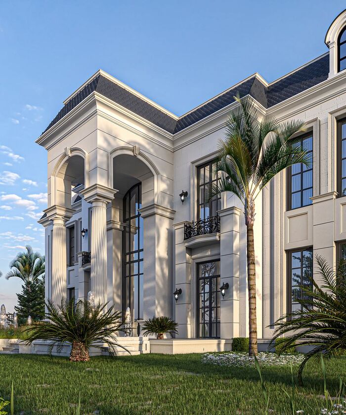 Mẫu biệt thự liền kề phong cách Pháp mang đến sự thanh lịch, sang trọng