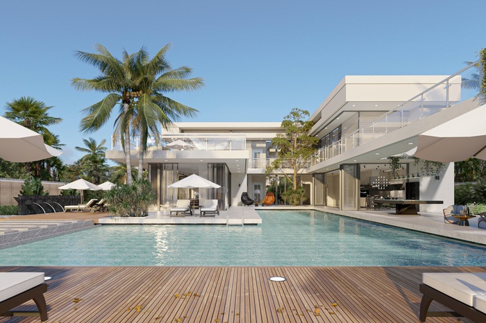 Ngắm nhìn mẫu biệt thự nghỉ dưỡng đẹp, sang trọng 2026 3 Mẫu thiết kế biệt thự nghỉ dưỡng hiện đại kiểu Mỹ mang ý vị phóng khoáng, tinh tế