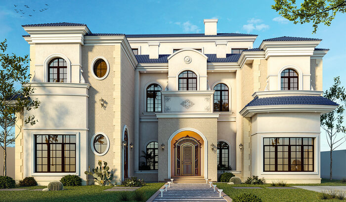 Kiến trúc biệt thự phong cách Châu Âu khơi gợi sự sang trọng cổ kính và hoa lệ