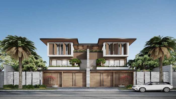 TOP 5+ mẫu biệt thự song lập 3 tầng hiện đại được ưa chuộng 7 Ngôi biệt thự sở hữu những đường nét khỏe khoắn và có đường nét riêng