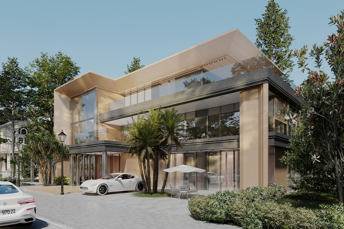 TOP 5+ mẫu biệt thự song lập 3 tầng hiện đại được ưa chuộng 9 Biệt thự thiết kế không gian mở để đón ánh sáng tự nhiên