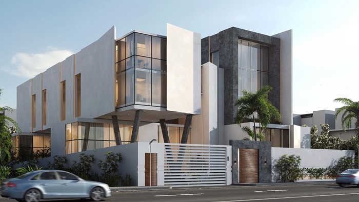 Cổng rào biệt thự hiện đại mang đến cảm nhận về một không gian cá tính, khỏe khoắn