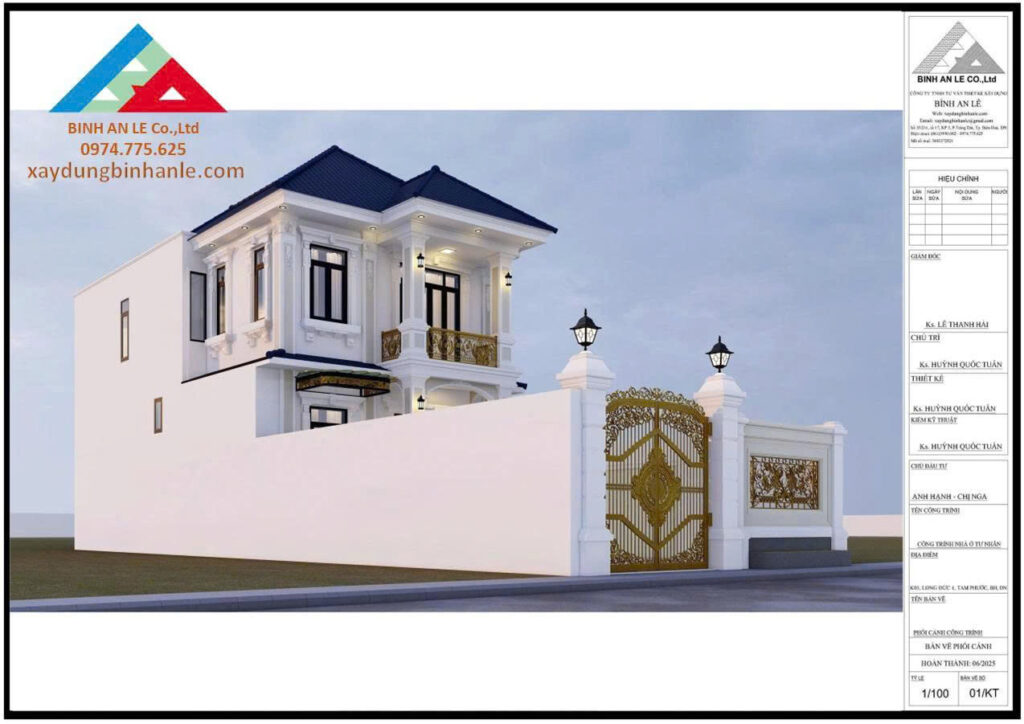 Dự án nhà ở gia đình Anh Hạnh và Chị Nga - Biên Hòa