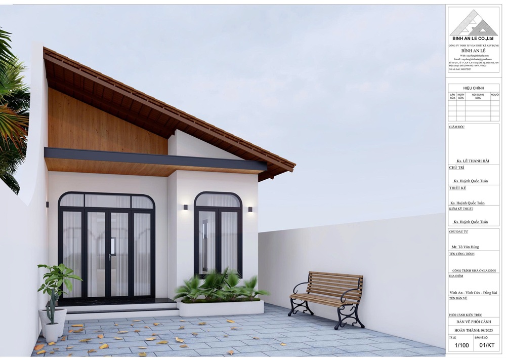 Dự án nhà ở của gia đình anh Hùng - Vĩnh Cửu, Đồng Nai