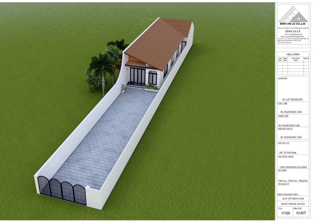 Dự án nhà ở của gia đình anh Hùng - Vĩnh Cửu, Đồng Nai