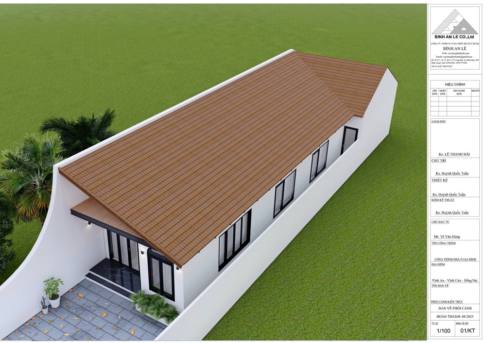 Dự án nhà ở của gia đình anh Hùng - Vĩnh Cửu, Đồng Nai