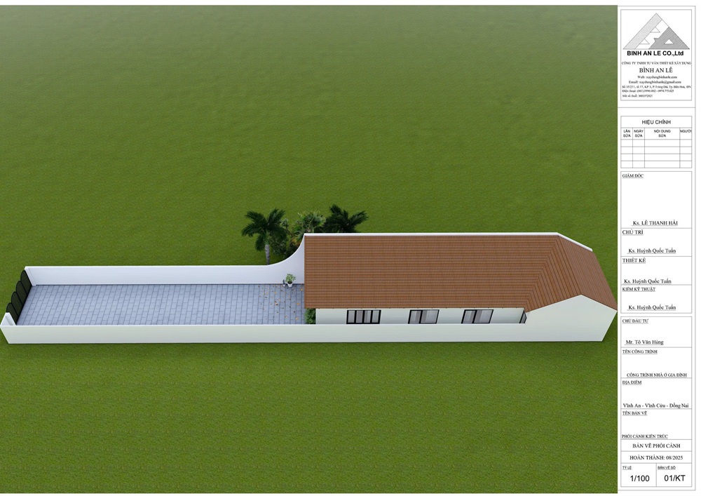 Dự án nhà ở của gia đình anh Hùng - Vĩnh Cửu, Đồng Nai