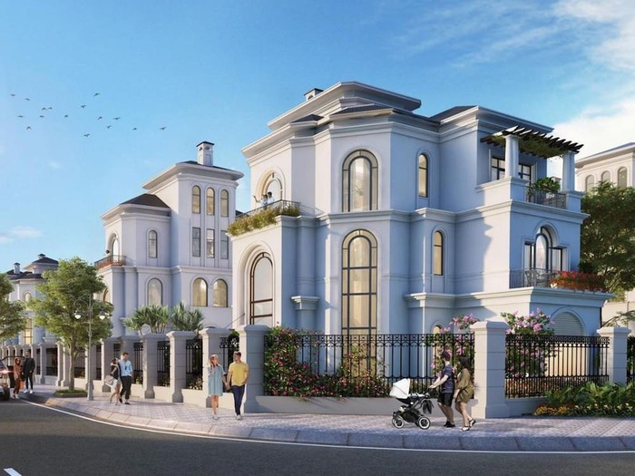 Biệt thự đơn lập sở hữu lối kiến trúc sang trọng, tinh tế