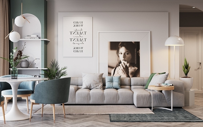 6 cách tối ưu sáng cho biệt thự hiệu quả và phù hợp không gian 4 Lựa chọn màu sơn và màu của nội thất phù hợp