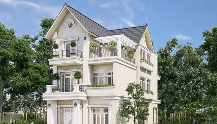 Tổng chi phí xây biệt thự 3 tầng theo m2