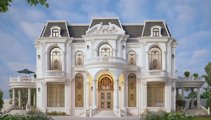 Giá xây biệt thự tân cổ điển trọn gói và lưu ý quan trọng 1 Tham khảo đơn giá xây biệt thự tân cổ điển