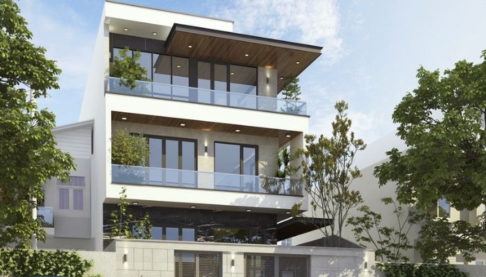 Mẫu biệt thự thiết kế 3 tầng