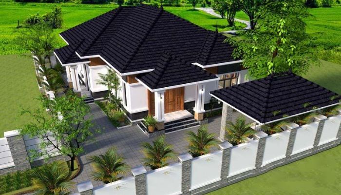 Mẫu biệt thự sân vườn