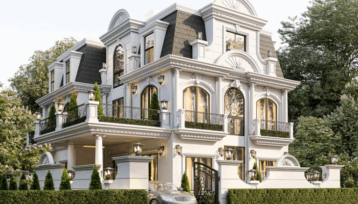 Mẫu biệt thự tân cổ điển sang trọng