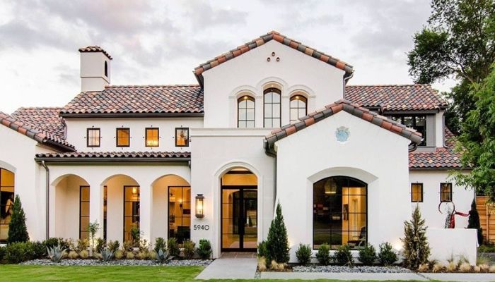 Mẫu biệt thự phong cách Địa Trung Hải