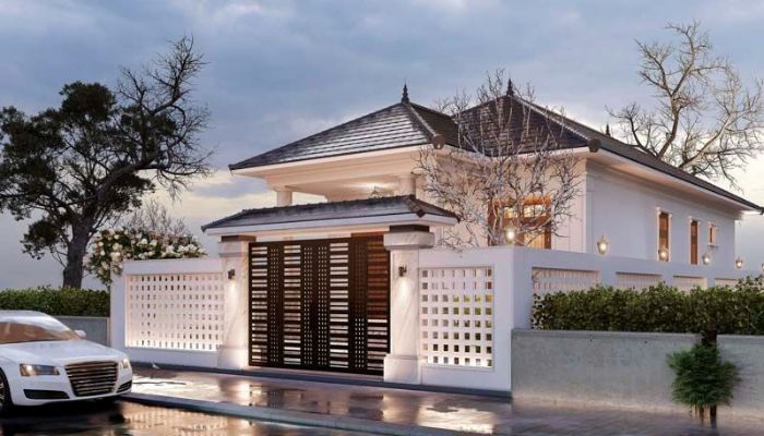 Mẫu biệt thự hiện đại 8x20m