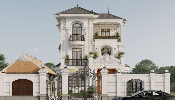 Biệt thự tân cổ điển 8x20m