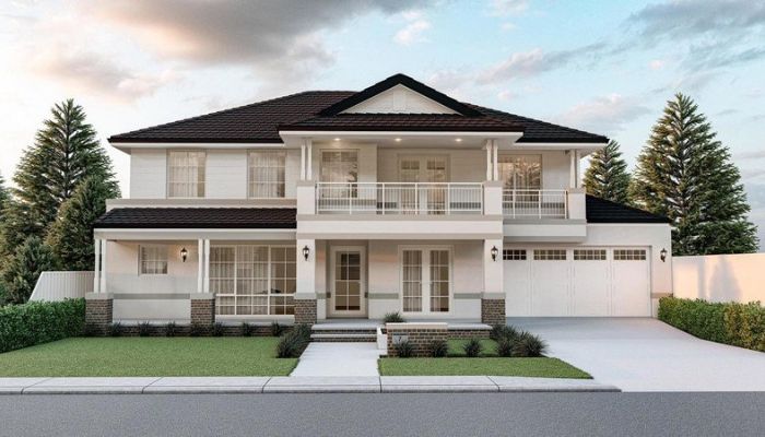 Biệt thự có tầng bán hầm