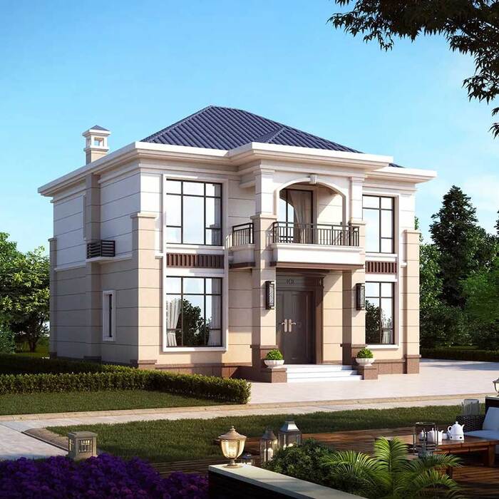 mẫu biệt thự Trung Quốc là sự kết hợp hài hòa giữa truyền thống và hiện đại