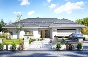 mẫu biệt thự chữ u