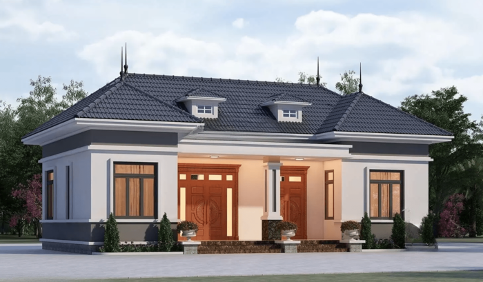 Mẫu biệt thự chữ U mái Nhật đang là xu hướng kiến trúc nhiều gia đình lựa chọn 