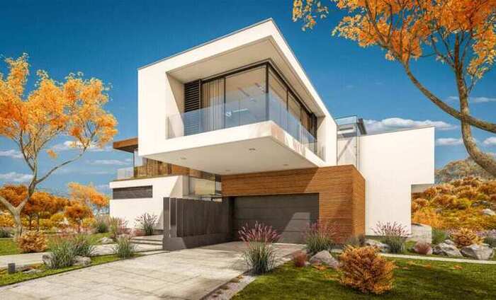 Biệt thự Hàn Quốc thiết kế hiện đại  