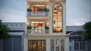 Mẫu biệt thự mặt tiền 7m