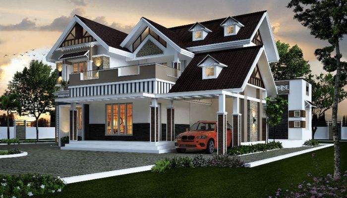 Biệt thự mặt tiền 7m minimalism