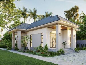 mẫu nhà giả biệt thự