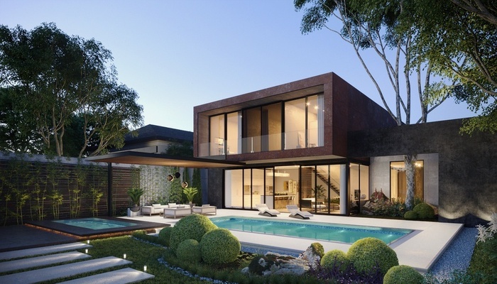 Nhà giả biệt thự phong cách hiện đại - Lối thiết kế được các gia chủ đánh giá cao 