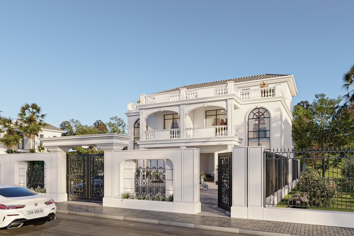 Kiến trúc tổng thể đối xứng đẹp mắt và sang trọng 