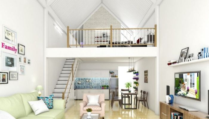 Nhà cấp 4 mái bằng hiện đại